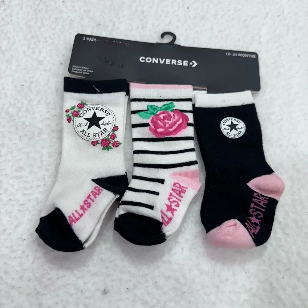 Girls Converse Socks